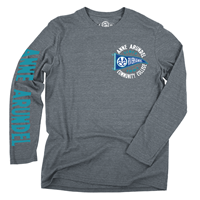 Image of AACC PENNANT TEE -  heathergrey